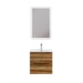 Тумба с раковиной подвесная BelBagno МАРИНА (MARINO) 50 Rovere Rustico, раковина белая MARINO-CER-MINI-500-2C-SO-RR-P;BB-8099-3-50