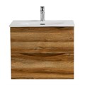 Тумба с раковиной подвесная BelBagno МАРИНА (MARINO) 50 Rovere Rustico, раковина белая MARINO-CER-MINI-500-2C-SO-RR-P;BB-8099-3-50