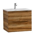 Тумба с раковиной подвесная BelBagno МАРИНА (MARINO) 50 Rovere Rustico, раковина белая MARINO-CER-MINI-500-2C-SO-RR-P;BB-8099-3-50