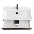 Тумба с раковиной подвесная BelBagno МАРИНА (MARINO) 90 Rovere Moro, раковина белая MARINO-900-2C-SO-RW-P;BB900/450-LV-MR-AST