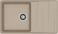 GRANFEST Мойка композит LEVEL, GF-LV-860L, чаш+кр 860*500, песочный LV-860L песочный