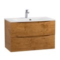 Тумба с раковиной подвесная BelBagno МАРИНА (MARINO) 80 Rovere Nature, раковина белая BB800/450-LV-MR-FT MARINO-800-2C-SO-RN-P;BB800/450-LV-MR-FT
