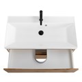 Тумба с раковиной подвесная BelBagno МАРИНА (MARINO) 80 Rovere Nature, раковина белая MARINO-800-2C-SO-RN-P;BB800/450-LV-MR-AST