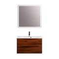 Тумба с раковиной подвесная BelBagno МАРИНА (MARINO) 80 Rovere Cillegio, раковина белая BB800/450-LV-MR-FT MARINO-800-2C-SO-RC-P;BB800/450-LV-MR-FT