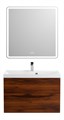 Тумба с раковиной подвесная BelBagno МАРИНА (MARINO) 80 Rovere Cillegio, раковина белая MARINO-800-2C-SO-RC-P;BB800/450-LV-MR-AST