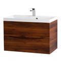 Тумба с раковиной подвесная BelBagno МАРИНА (MARINO) 80 Rovere Cillegio, раковина белая MARINO-800-2C-SO-RC-P;BB800/450-LV-MR-AST