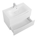 Тумба с раковиной подвесная BelBagno МАРИНА (MARINO) 80 Bianco Opaco, раковина белая BB800/450-LV-MR-FT MARINO-800-2C-SO-BO-P;BB800/450-LV-MR-FT