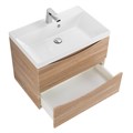 Тумба с раковиной подвесная BelBagno МАРИНА (MARINO) 70 Rovere Bianco, раковина белая MARINO-700-2C-SO-WO-P;BB700/450-LV-MR-AST