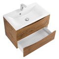 Тумба с раковиной подвесная BelBagno МАРИНА (MARINO) 65 Rovere Nature, раковина белая MARINO-650-2C-SO-RN-P;BB650/450-LV-MR-PR