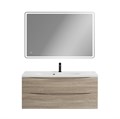 Тумба с раковиной подвесная BelBagno МАРИНА (MARINO) 120 Rovere Grigio, раковина белая MARINO-1200-2C-SO-RG-P;BB1200/450-LV-MR-PR