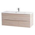 Тумба с раковиной подвесная BelBagno МАРИНА (MARINO) 120 Rovere Grigio, раковина белая MARINO-1200-2C-SO-RG-P;BB1200/450-LV-MR-PR