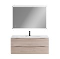 Тумба с раковиной подвесная BelBagno МАРИНА (MARINO) 120 Rovere Bianco, раковина белая MARINO-1200-2C-SO-WO-P;BB1200/450-LV-MR-PR