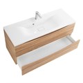 Тумба с раковиной подвесная BelBagno МАРИНА (MARINO) 120 Rovere Bianco, раковина белая MARINO-1200-2C-SO-WO-P;BB1200/450-LV-MR-PR