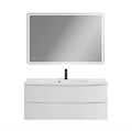 Тумба с раковиной подвесная BelBagno МАРИНА (MARINO) 120 Bianco Lucido, раковина белая MARINO-1200-2C-SO-BL-P;BB1200/450-LV-MR-PR