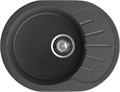 GRANFEST Мойка композит RONDO GF-R--580L  чаша с крылом 579*445мм графит арт.GF- R-580L графит - фото 44743