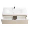 Тумба с раковиной подвесная BelBagno МАРИНА (MARINO) 100 Crema Opaco, раковина белая MARINO-1000-2C-SO-CO-P;BB1000/445-LV-MR-PR