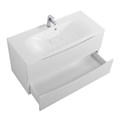 Тумба с раковиной подвесная BelBagno МАРИНА (MARINO) 100 Bianco Opaco, раковина белая BB1000/450-LV-MR-FT MARINO-1000-2C-SO-BO-P;BB1000/450-LV-MR-FT