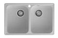 GranFest QUARZ (ECO-15) Мойка 2 чаши 740*480 (серый) 15 серый