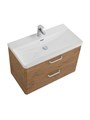 Тумба с раковиной подвесная BelBagno ТЕХНО (DUE) 80 Rovere Nature, ручки белые DUE-800-2C-SO-RN-P;BB-8076-3-80;RS333W.4/160