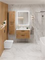 Тумба с раковиной подвесная BelBagno ТЕХНО (DUE) 80 Rovere Nature, ручки - Матовый тёмный никель DUE-800-2C-SO-RN-P;BB-8076-3-80;RS333MDN.4/160