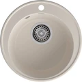 GranFest QUARZ (ECO-08) Мойка чаша D=480мм (белый) 08 белый