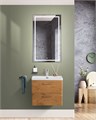 Тумба с раковиной подвесная BelBagno ТЕХНО (DUE) 60 Rovere Nature, ручки - Сатиновый никель DUE-600-2C-SO-RN-P;BB-8076-3-60;RS006SN.4/160