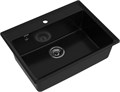 GRANFEST Мойка композит LEVEL, GF-LV-660 , чаша 660*500, черный LV-660 черный