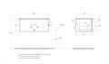 Тумба с раковиной подвесная с одним ящиком BelBagno ФОРМАТ (UNO) 80 Bianco Opaco, раковина BB-8099-80 UNO-800-1C-SO-BO;BB-8099-3-80
