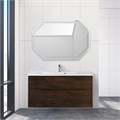 Тумба с раковиной подвесная BelBagno МАРИНА (MARINO) 100 Rovere Moro, раковина белая MARINO-H60-1000-2C-SO-RW-P;BB1000/445-LV-MR-PR