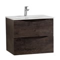 Тумба с раковиной подвесная BelBagno МАРИНА (MARINO) 70 Rovere Nature Grigio, раковина белая MARINO-CER-N-700-2C-SO-RNG-P;BB-8099-70