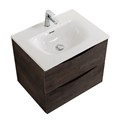 Тумба с раковиной подвесная BelBagno МАРИНА (MARINO) 70 Rovere Nature Grigio, раковина белая MARINO-CER-N-700-2C-SO-RNG-P;BB-8099-70