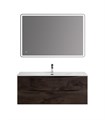 Тумба с раковиной подвесная BelBagno МАРИНА (MARINO) 120 Rovere Nature Grigio, раковина белая MARINO-CER-N-1200-2C-SO-RNG-P;BB-8099-120