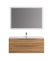Тумба с раковиной подвесная BelBagno МАРИНА (MARINO) 120 Rovere Bianco, раковина белая MARINO-CER-N-1200-2C-SO-WO-P;BB-8099-120