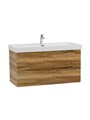 Тумба с раковиной подвесная BelBagno МАРИНА (MARINO) 100 Rovere Rustico, раковина BB-8078-100 MARINO-CER-N-1000-2C-SO-RR-P;BB-8078-100