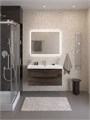 Тумба с раковиной подвесная BelBagno МАРИНА (MARINO) 100 Rovere Nature Grigio, раковина BB-8078-100 MARINO-CER-N-1000-2C-SO-RNG-P;BB-8078-100