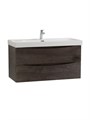 Тумба с раковиной подвесная BelBagno МАРИНА (MARINO) 100 Rovere Nature Grigio, раковина BB-8078-100 MARINO-CER-N-1000-2C-SO-RNG-P;BB-8078-100