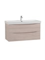 Тумба с раковиной подвесная BelBagno МАРИНА (MARINO) 100 Rovere Grigio, раковина BB-8078-100 MARINO-CER-N-1000-2C-SO-RG-P;BB-8078-100