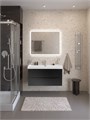 Тумба с раковиной подвесная BelBagno МАРИНА (MARINO) 100 Nero Lucido, раковина BB-8078-100 MARINO-CER-N-1000-2C-SO-NL-P;BB-8078-100