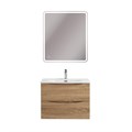 Тумба с раковиной подвесная BelBagno МАРИНА (MARINO) 70 Rovere Bianco, раковина белая MARINO-CER-MINI-700-2C-SO-WO-P;BB-8099-3-70