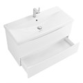 Тумба с раковиной подвесная BelBagno МАРИНА (MARINO) 90 Bianco Lucido , раковина белая MARINO-CER-900-2C-SO-BL-P