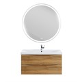 Тумба с раковиной подвесная BelBagno МАРИНА (MARINO) 100 Rovere Rustico, раковина белая MARINO-CER-1000-2C-SO-RR-P