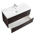 Тумба с раковиной подвесная BelBagno МАРИНА (MARINO) 100 Rovere Nature Grigio, раковина белая MARINO-CER-1000-2C-SO-RNG-P