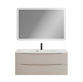 Тумба с раковиной подвесная BelBagno МАРИНА (MARINO) 120 Crema Opaco, раковина белая MARINO-1200-2C-SO-CO-P;BB1200/450-LV-MR-PR