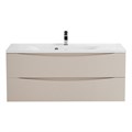Тумба с раковиной подвесная BelBagno МАРИНА (MARINO) 120 Crema Opaco, раковина белая MARINO-1200-2C-SO-CO-P;BB1200/450-LV-MR-PR
