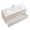 Тумба с раковиной подвесная BelBagno МАРИНА (MARINO) 120 Crema Opaco, раковина белая MARINO-1200-2C-SO-CO-P;BB1200/450-LV-MR-PR