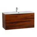 Тумба с раковиной подвесная BelBagno МАРИНА (MARINO) 100 Rovere Cillegio, раковина белая BB1000/450-LV-MR-FT MARINO-1000-2C-SO-RC-P;BB1000/450-LV-MR-FT