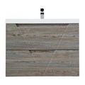Тумба с раковиной подвесная BelBagno ПОБЕДА (VITTORIA) 90 Pino, раковина белая VITTORIA-900-2C-SO-PINO-P;BB900/450-LV-MR-AST
