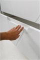 Тумба с раковиной подвесная BelBagno ПОБЕДА (VITTORIA) 90 Bianco Lucido-P, раковина белая VITTORIA-900-2C-SO-BL-P;BB900/450-LV-MR-AST