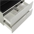 Тумба с раковиной подвесная BelBagno ПОБЕДА (VITTORIA) 80 Toros Bianco, раковина чёрная VITTORIA-800-2C-SO-TB-P;BB800/450-LV-ART-AST-NERO
