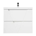 Тумба с раковиной подвесная BelBagno ПОБЕДА (VITTORIA) 80 Bianco Lucido-P, раковина белая VITTORIA-800-2C-SO-BL-P;BB800/450-LV-MR-AST